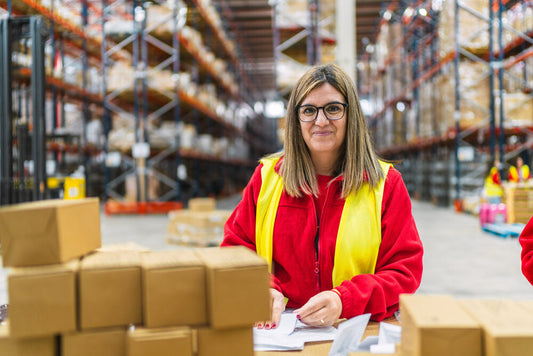 Senior female business owner using a UK virtual warehouse address service to help EU sellers trade smoothly in the UK after Brexit.