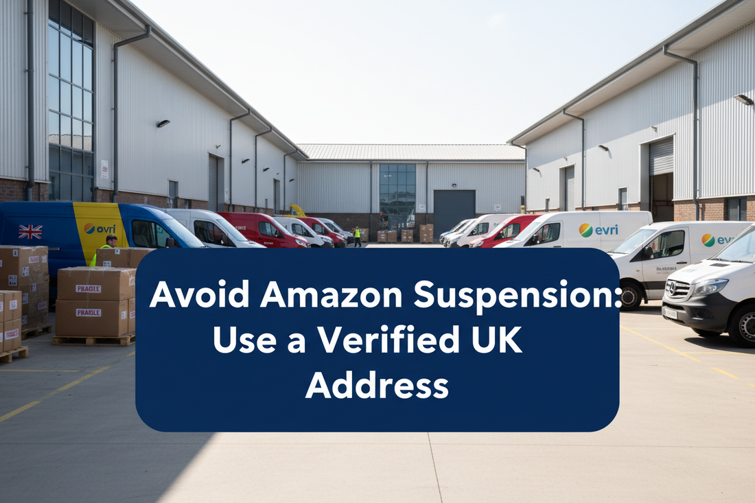 Avoid Amazon suspension with a verified UK address - seller account health protection