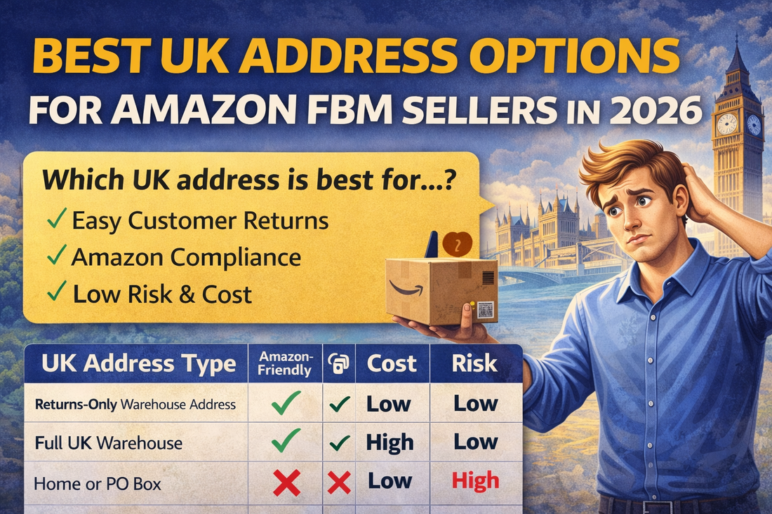 Best UK address options for Amazon FBM sellers in 2026