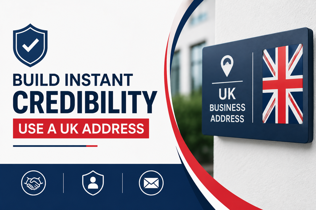 Build instant credibility with a professional UK business address banner