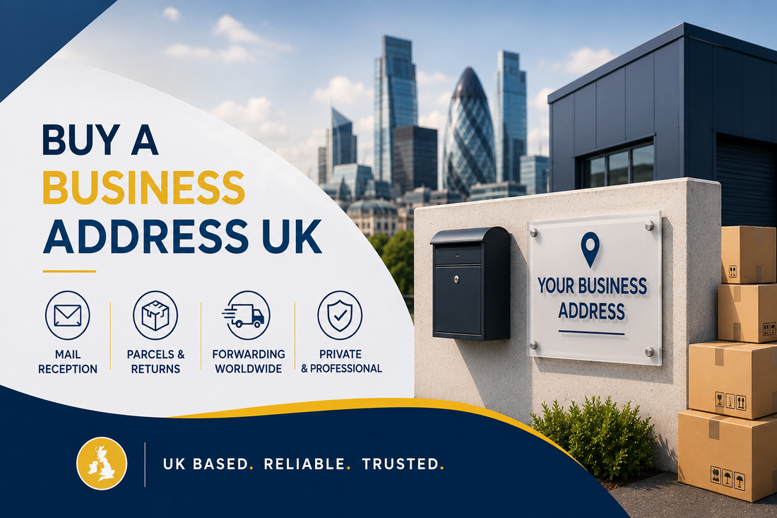 Buy a business address UK for mail, parcels, returns and worldwide forwarding