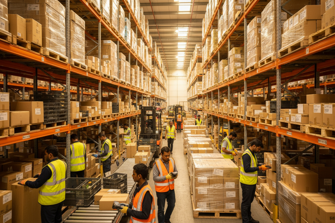 Indian sellers using a UK virtual warehouse address to manage orders and returns
