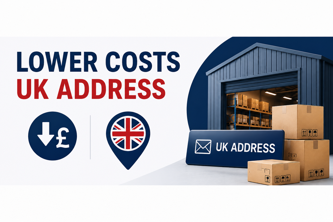 Lower ecommerce costs with a professional UK warehouse address for online sellers.
