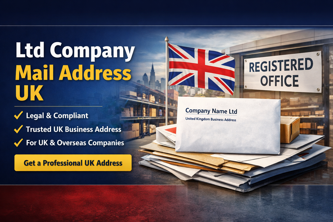 Professional Ltd company mail address UK for business correspondence