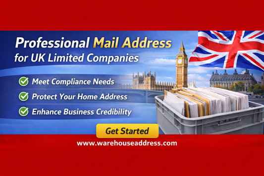 Professional mail address for UK limited companies and official business correspondence