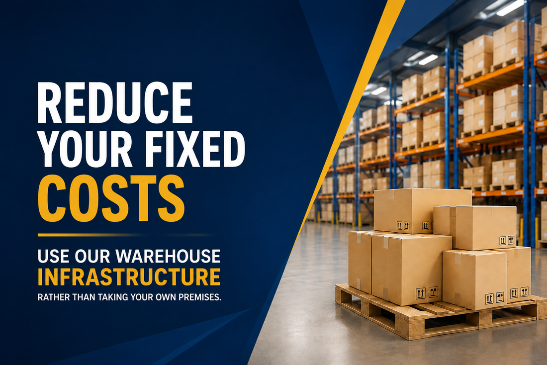 Reduce fixed costs with flexible UK warehouse infrastructure instead of renting your own premises