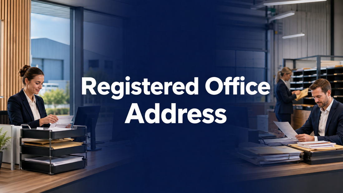 Professional UK registered office address service with staff handling company correspondence
