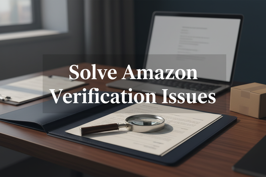 Premium business records and verification documents reviewed to resolve an Amazon seller account issue