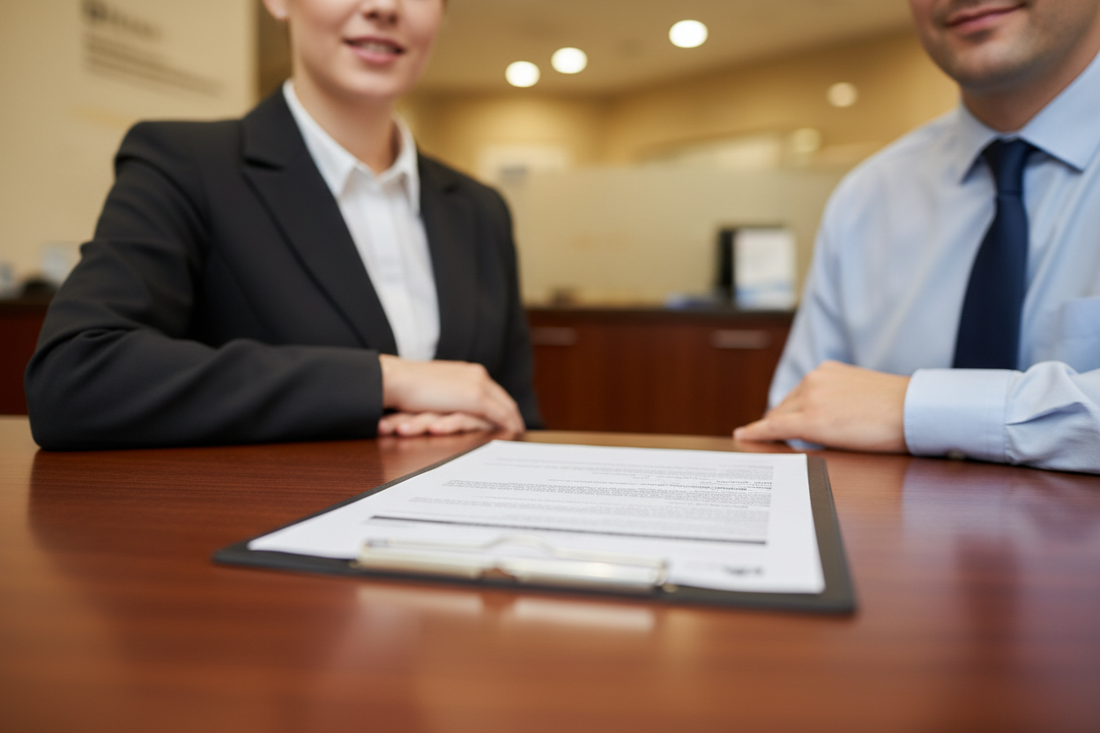 UK business owner submitting verified commercial trading estate address proof of address to a UK bank