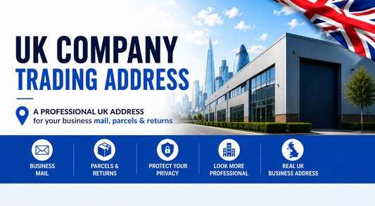 UK company trading address service for business mail, parcels, returns and privacy protection