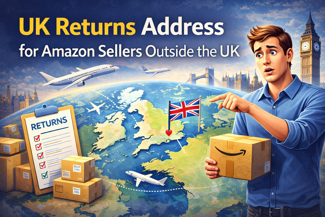 UK returns address for Amazon sellers outside the UK