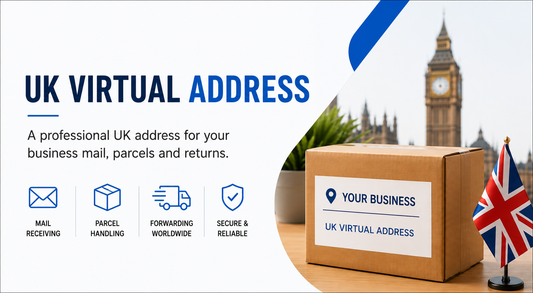 UK virtual address service for business mail, parcel handling, worldwide forwarding and secure delivery