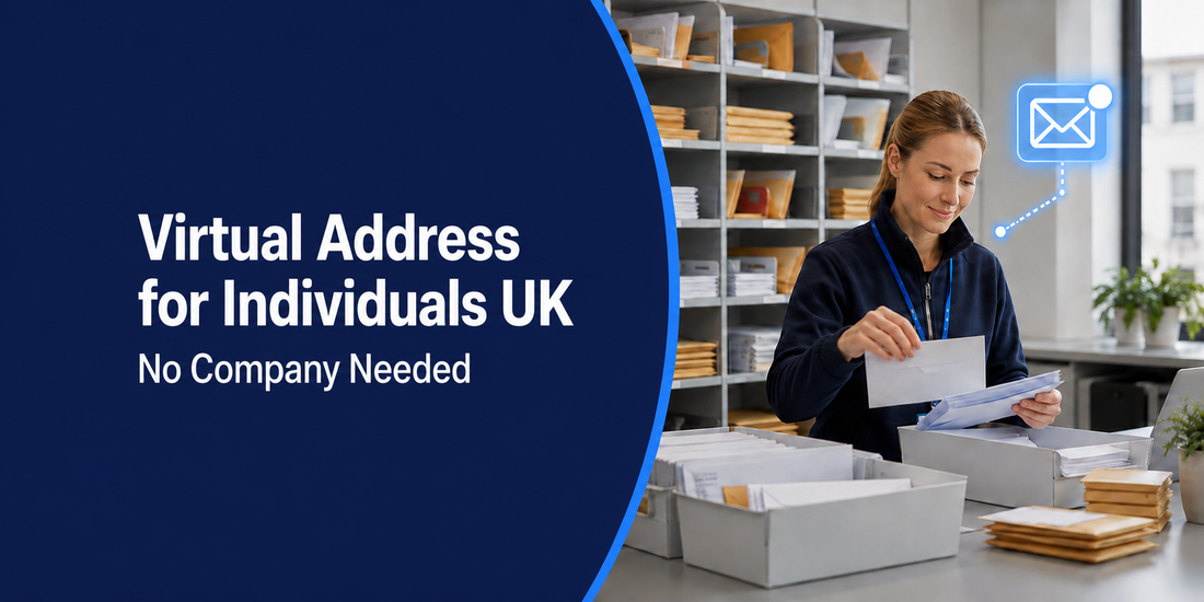 Virtual address for individuals in the UK with no registered company required
