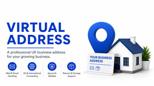 Virtual address for UK business mail, parcel handling, forwarding and returns support