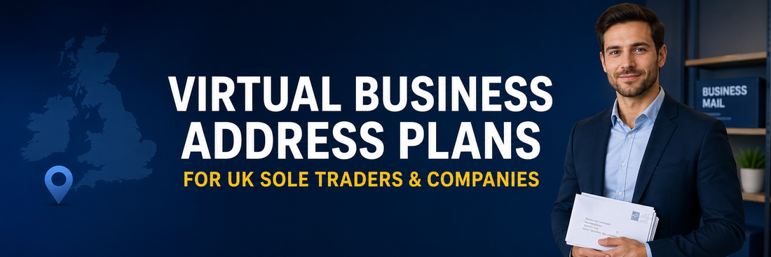 Virtual business address plans for UK sole traders and companies