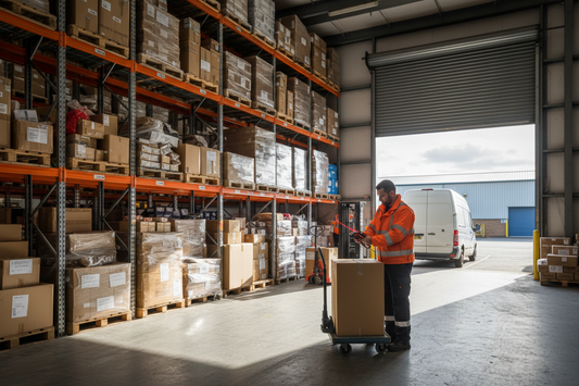 Comparison of a serviced office virtual address versus a real UK commercial trading estate warehouse address for ecommerce sellers