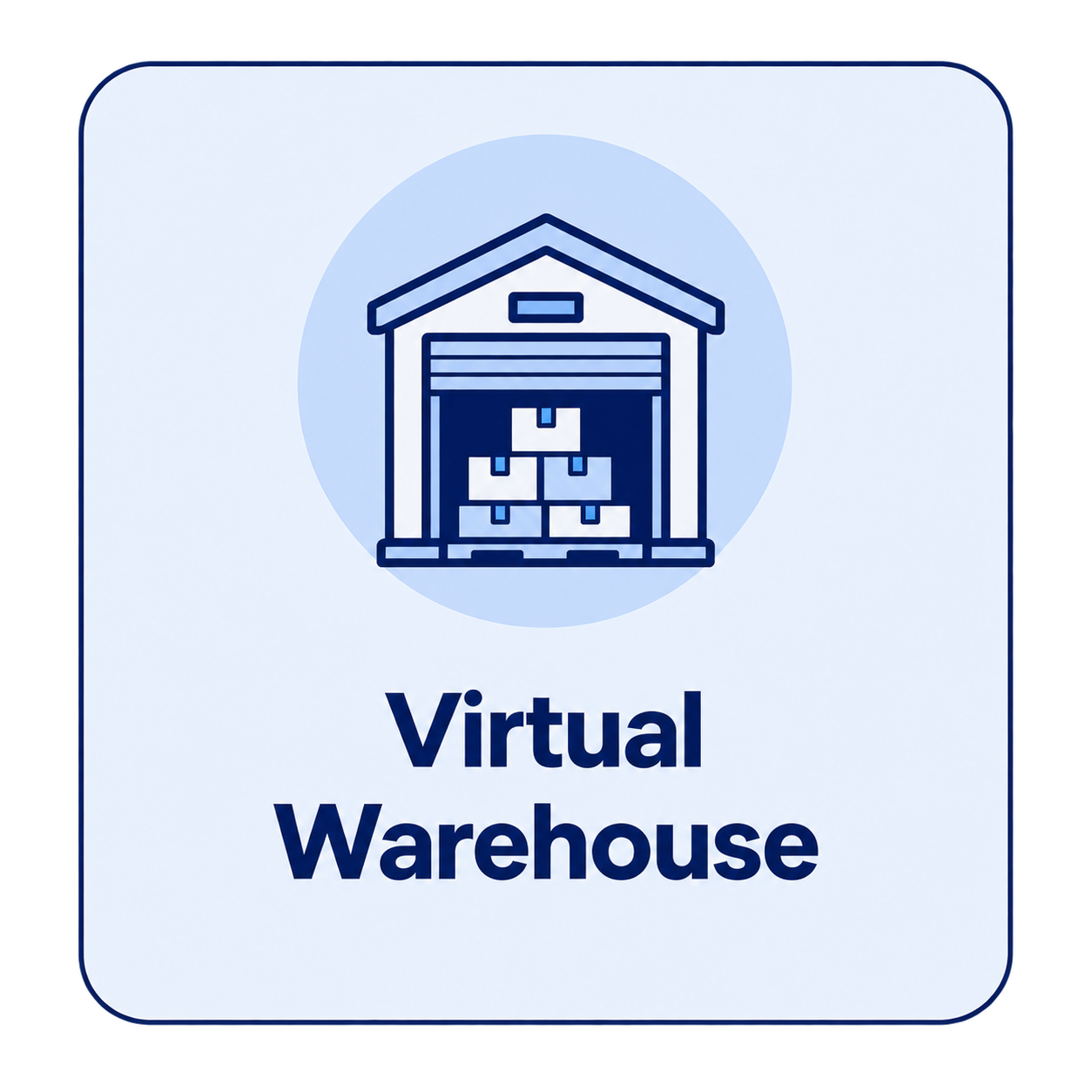 Virtual warehouse address service for parcel handling and storage