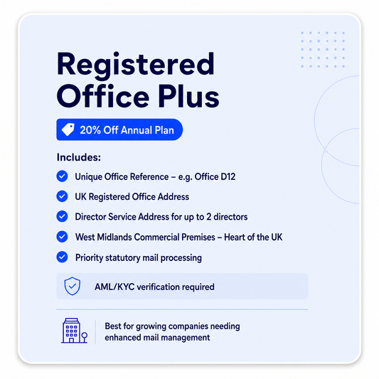 Registered Office Address Service for Companies and Directors in the UK