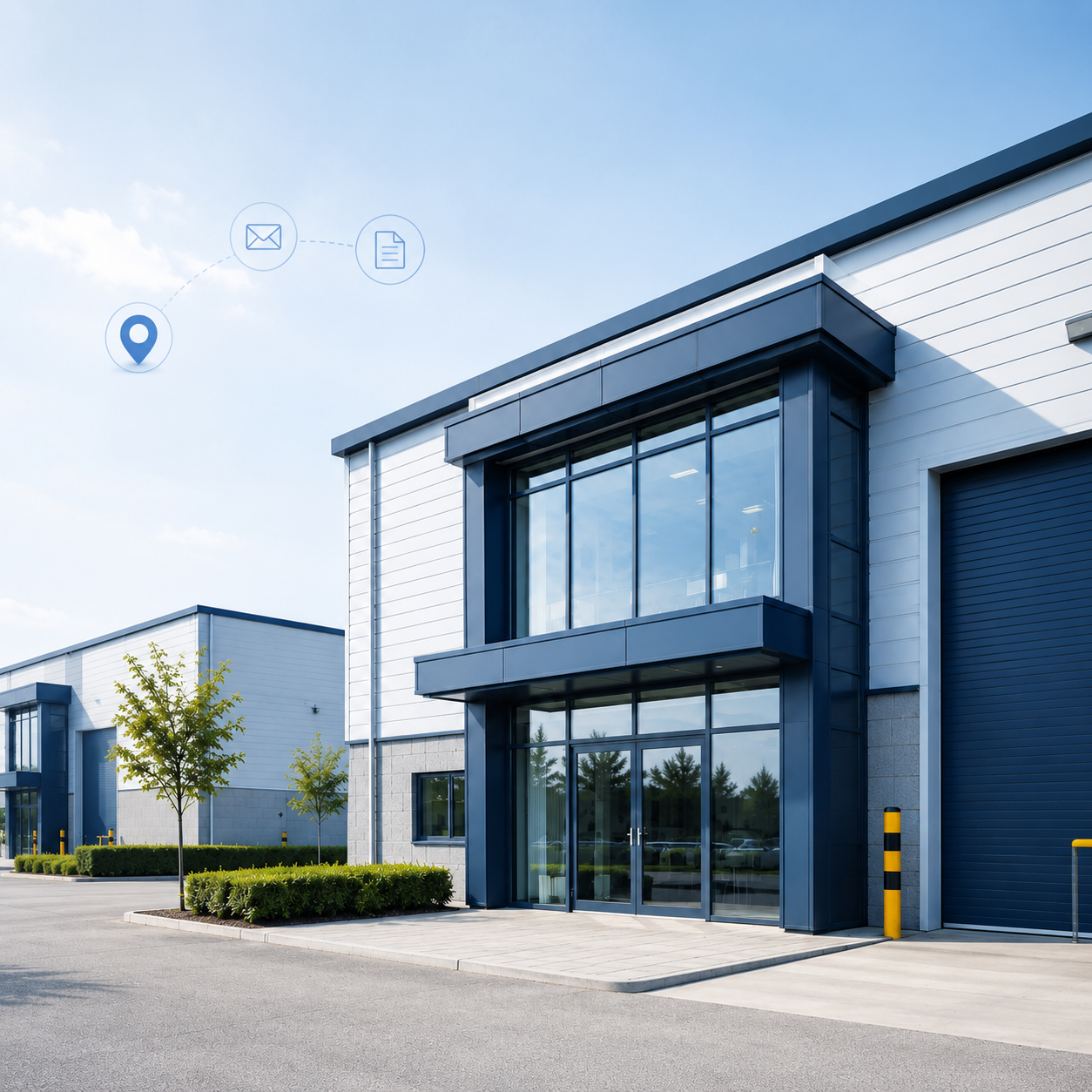 Registered Office Address service at modern UK trading estate commercial premises